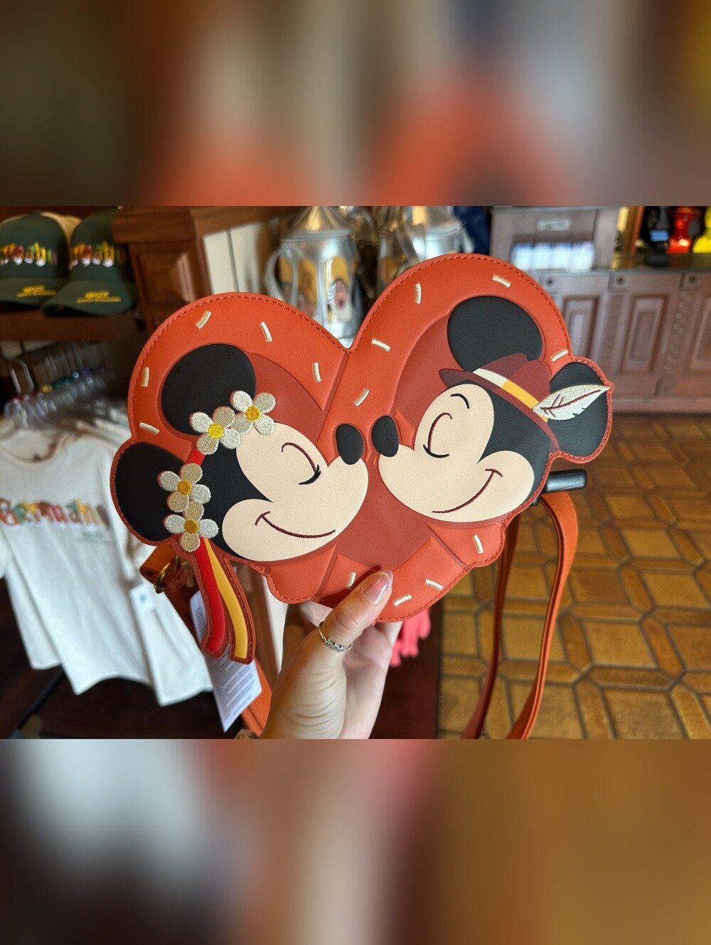 Disney Parks Loungefly Pretzel Purse